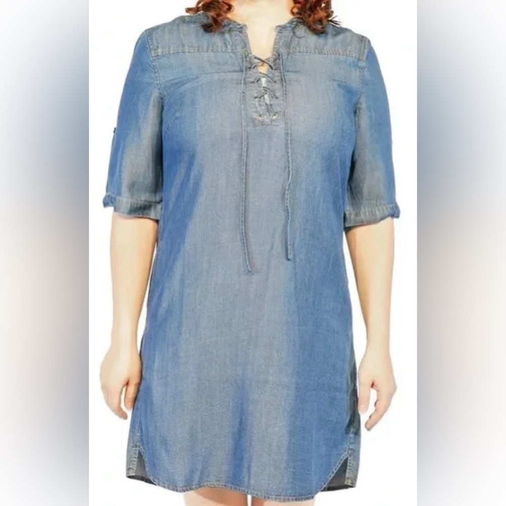 Philosophy Blue Denim Dress